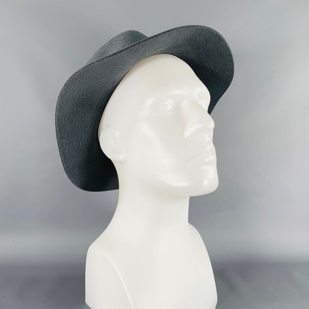 GOORIN BROTHERS Size S Grey Green Wool Felt Fedora Hat